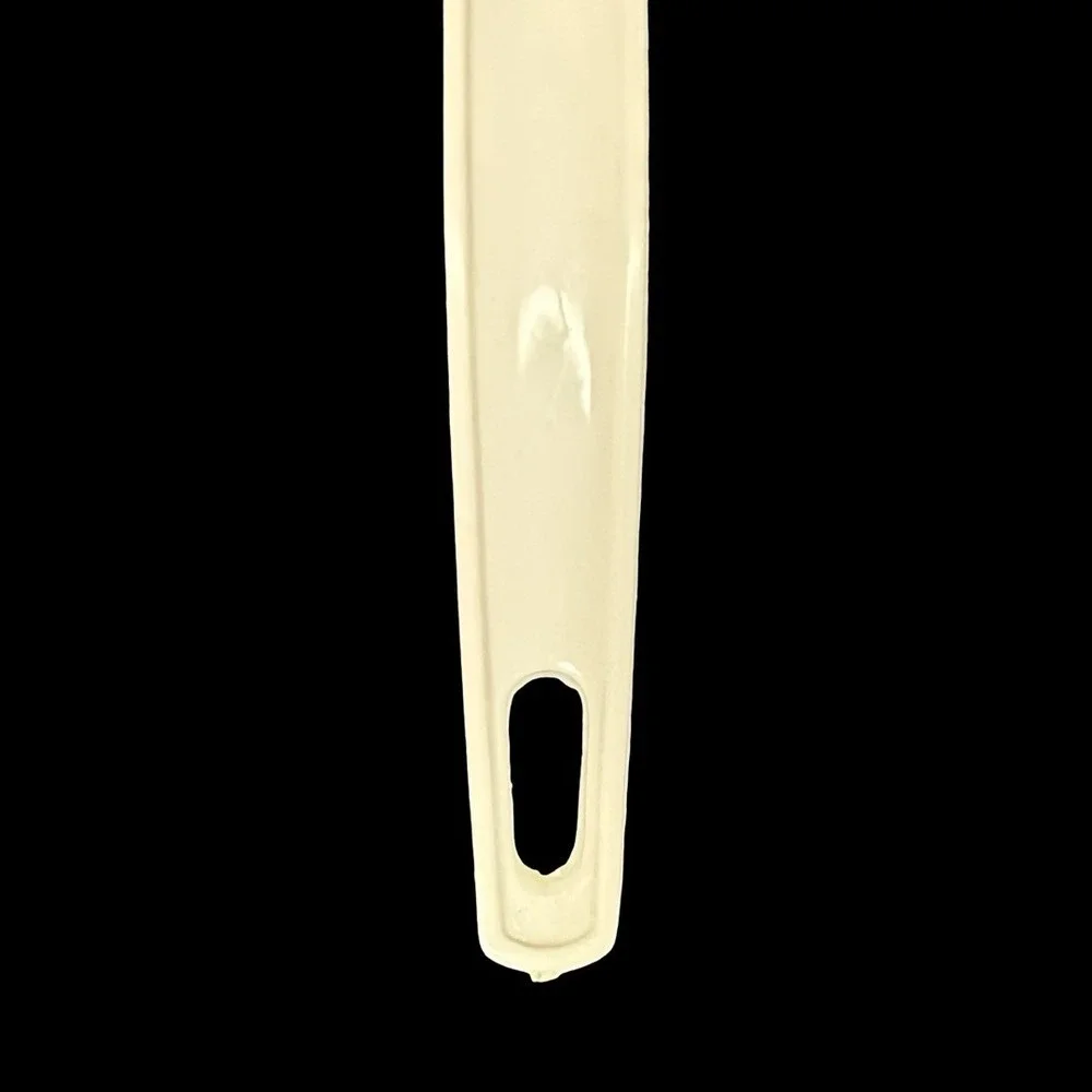 Vintage EKCO Serving Solid Spoon Nylon Beige Plastic Kitchen Utensil USA